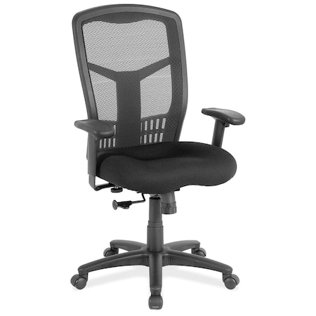 Officesource CoolMesh Collection Swivel Tilt, High Back Chair with Black Frame OSTW8906FBK